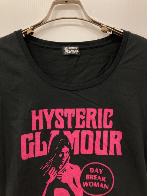 Hysteric Glamour（ヒステリックグラマー）Hysteric Glamour (ヒステリックグラマー) ロゴカットソー ブラック サイズ:Freeの古着・服飾アイテム