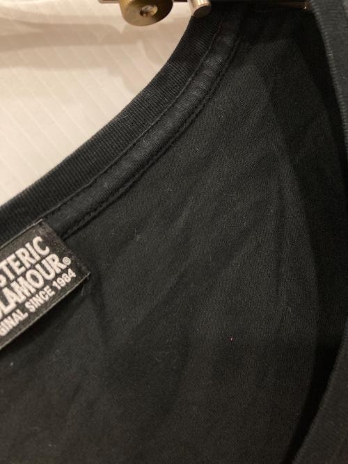 Hysteric Glamour（ヒステリックグラマー）Hysteric Glamour (ヒステリックグラマー) ロゴカットソー ブラック サイズ:Freeの古着・服飾アイテム