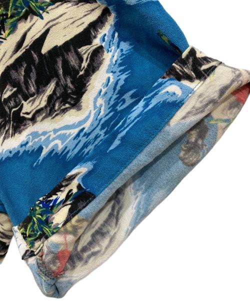 Hysteric Glamour（ヒステリックグラマー）Hysteric Glamour (ヒステリックグラマー) SWAMP MAIDEN柄 アロハシャツ ブルー サイズ:Sの古着・服飾アイテム