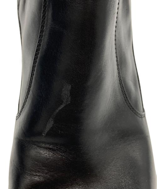 Yves Saint Laurent（イヴサンローラン）Yves Saint Laurent (イヴサンローラン) レザーブーツ ブラック サイズ:36 1/2の古着・服飾アイテム