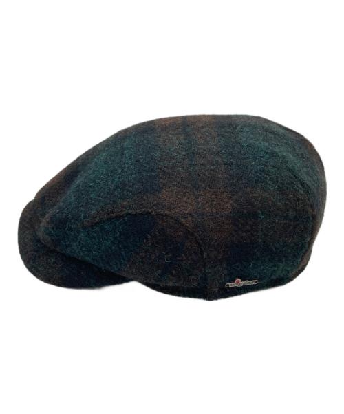 Harris Tweed（ハリスツイード）Harris Tweed (ハリスツイード) wigens (ウィゲーンズ) キャスケット グリーン サイズ:62の古着・服飾アイテム