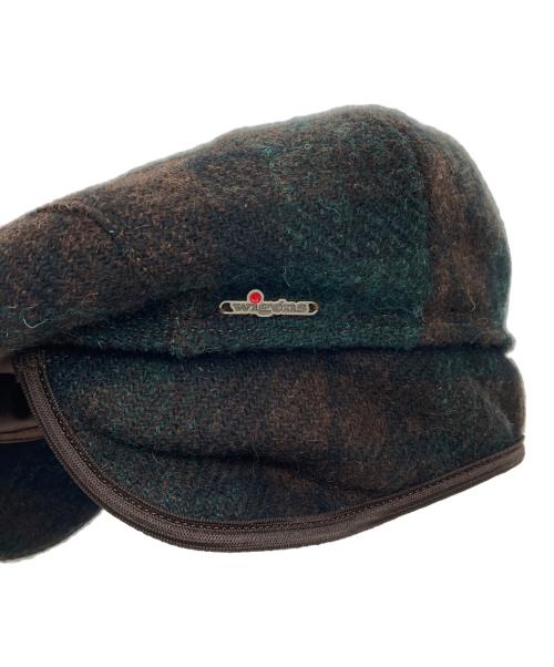 Harris Tweed（ハリスツイード）Harris Tweed (ハリスツイード) wigens (ウィゲーンズ) キャスケット グリーン サイズ:62の古着・服飾アイテム