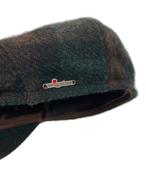 Harris Tweed（ハリスツイード）Harris Tweed (ハリスツイード) wigens (ウィゲーンズ) キャスケット グリーン サイズ:62の古着・服飾アイテム
