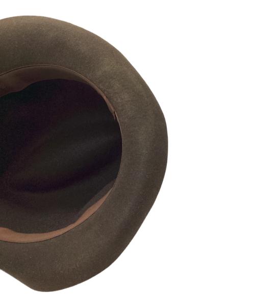 Borsalino Rain Proof Line（ボルサリーノレインプルーフシリーズ）Borsalino Rain Proof Line (ボルサリーノレインプルーフシリーズ) ハット ブラウンの古着・服飾アイテム