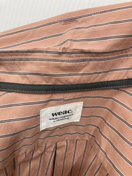 weac.（ウィーク）weac. (ウィーク) BASIC SHIRTS ピンク サイズ:3の古着・服飾アイテム