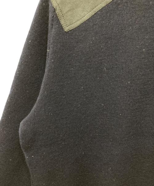 Burberry's（バーバリー）Burberry's (バーバリーズ) ショルダーパッチニット ネイビー サイズ:Mの古着・服飾アイテム