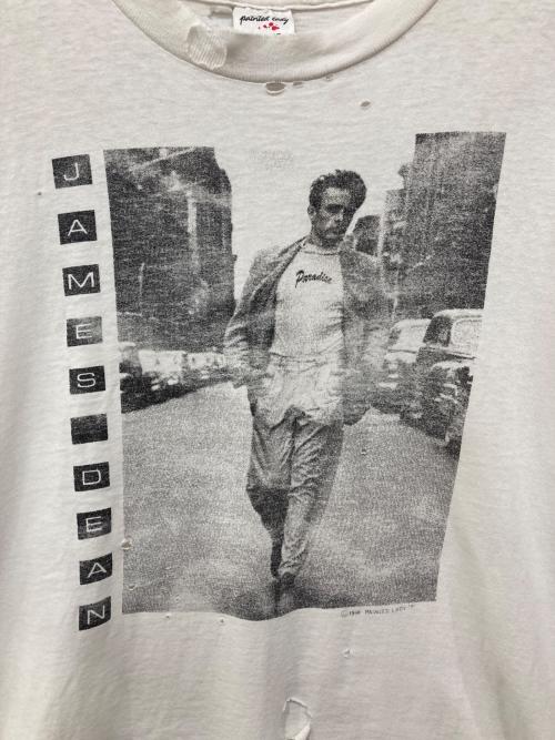 painted lady（ペインテッドレディ）painted lady (ペインテッドレディ) JAMES DEAN ダメージTシャツ ホワイト サイズ:XLの古着・服飾アイテム