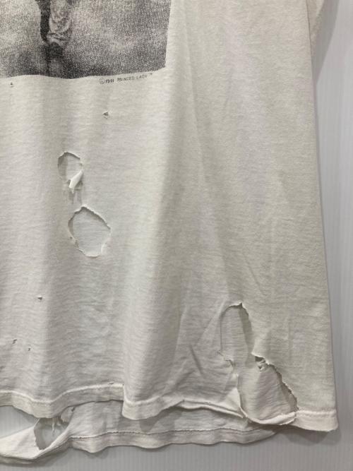 painted lady（ペインテッドレディ）painted lady (ペインテッドレディ) JAMES DEAN ダメージTシャツ ホワイト サイズ:XLの古着・服飾アイテム