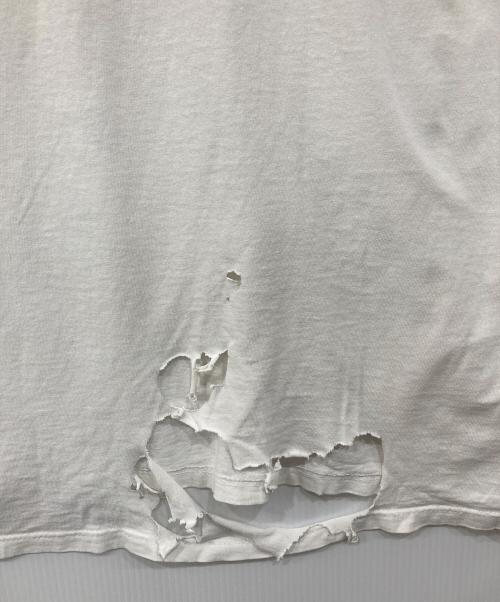 painted lady（ペインテッドレディ）painted lady (ペインテッドレディ) JAMES DEAN ダメージTシャツ ホワイト サイズ:XLの古着・服飾アイテム