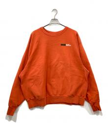 Champion（チャンピオン）の古着「プレミアムリバースウィーブスウェット」｜オレンジ