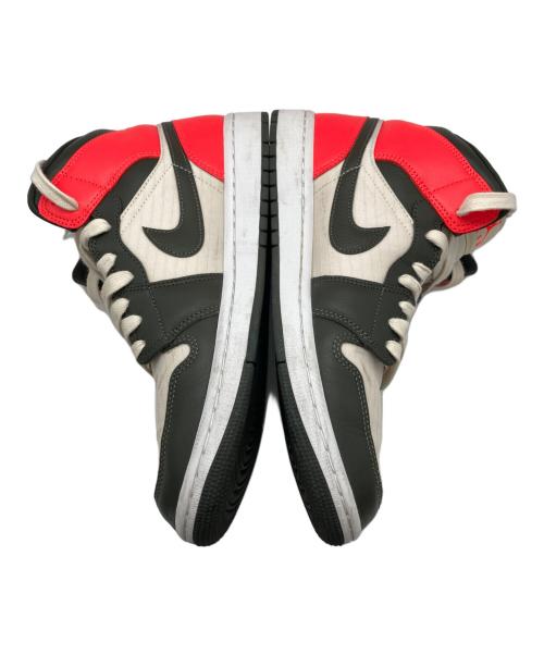 NIKE（ナイキ）NIKE (ナイキ) ハイカットスニーカー レッド×アイボリー サイズ:28の古着・服飾アイテム