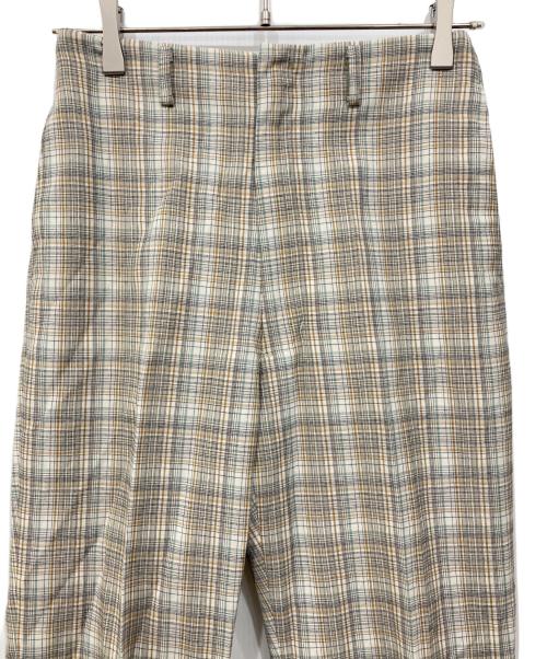 MACKINTOSH PHILOSOPHY（マッキントッシュ フィロソフィー）MACKINTOSH PHILOSOPHY (マッキントッシュ フィロソフィー) チェックジャケットセットアップ ベージュ サイズ:2の古着・服飾アイテム