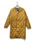 TAION（タイオン）の古着「ダウンキルティングコート」｜マスタード