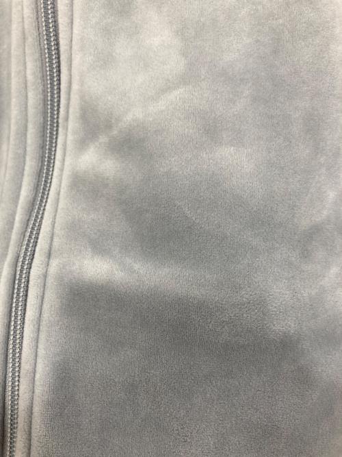 adidas（アディダス）adidas (アディダス) ベロアトラックジャケット グレー サイズ:Mの古着・服飾アイテム