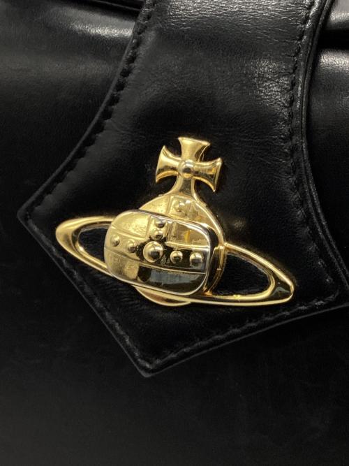 Vivienne Westwood（ヴィヴィアンウエストウッド）Vivienne Westwood (ヴィヴィアンウエストウッド) バニティバッグ ブラックの古着・服飾アイテム