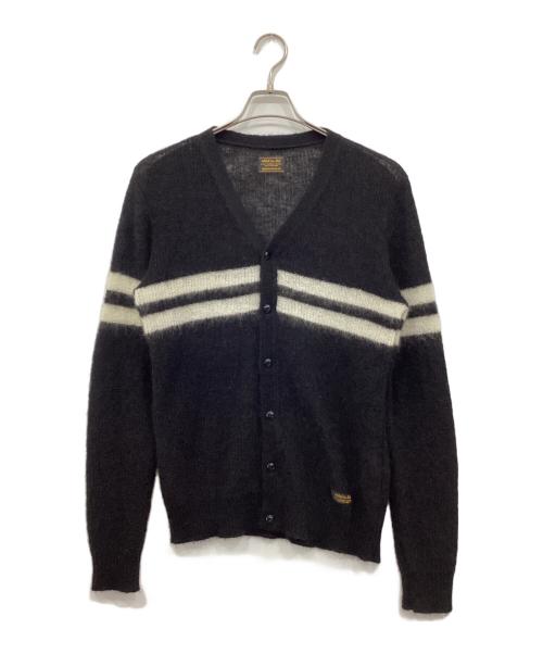 NEIGHBORHOOD（ネイバーフッド）NEIGHBORHOOD (ネイバーフッド) MOHAIR MW-CARDIGAN LS / モヘヤカーディガン ブラック サイズ:MEDIUMの古着・服飾アイテム
