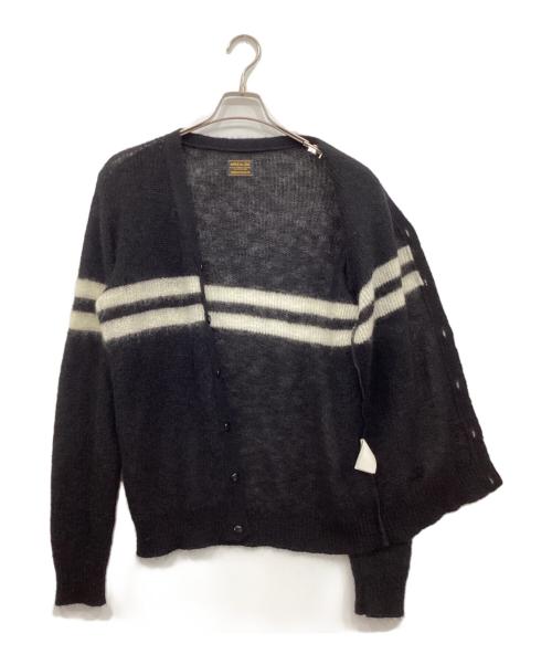 NEIGHBORHOOD（ネイバーフッド）NEIGHBORHOOD (ネイバーフッド) MOHAIR MW-CARDIGAN LS / モヘヤカーディガン ブラック サイズ:MEDIUMの古着・服飾アイテム