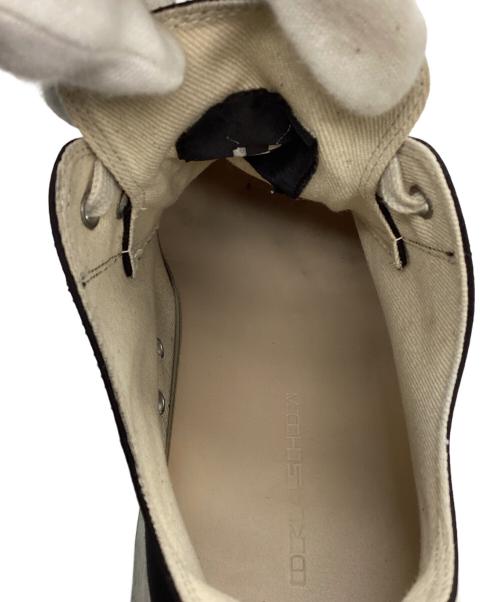 DRKSHDW（ダークシャドウ）DRKSHDW (ダークシャドウ) アブストラクト ローカット スニーカー ブラック×ホワイト サイズ:42の古着・服飾アイテム