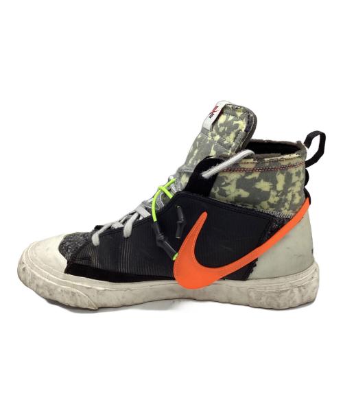 NIKE（ナイキ）NIKE (ナイキ) READYMADE (レディメイド) Blazer Mid/ブレーザーミッド/ハイカットスニーカー ブラック×オレンジ サイズ:28の古着・服飾アイテム