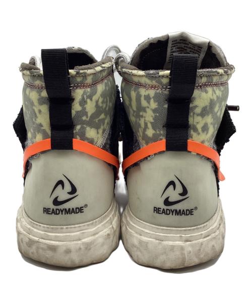 NIKE（ナイキ）NIKE (ナイキ) READYMADE (レディメイド) Blazer Mid/ブレーザーミッド/ハイカットスニーカー ブラック×オレンジ サイズ:28の古着・服飾アイテム