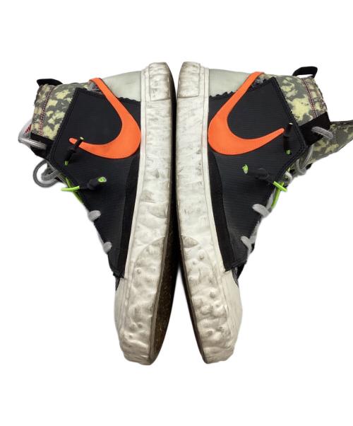 NIKE（ナイキ）NIKE (ナイキ) READYMADE (レディメイド) Blazer Mid/ブレーザーミッド/ハイカットスニーカー ブラック×オレンジ サイズ:28の古着・服飾アイテム