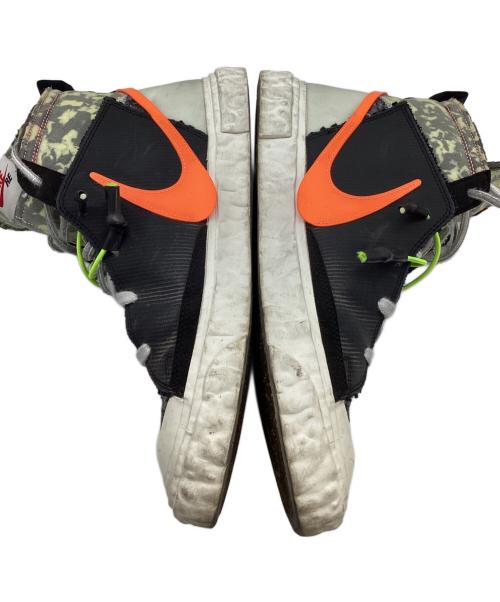 NIKE（ナイキ）NIKE (ナイキ) READYMADE (レディメイド) Blazer Mid/ブレーザーミッド/ハイカットスニーカー ブラック×オレンジ サイズ:28の古着・服飾アイテム