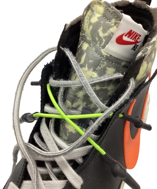 NIKE（ナイキ）NIKE (ナイキ) READYMADE (レディメイド) Blazer Mid/ブレーザーミッド/ハイカットスニーカー ブラック×オレンジ サイズ:28の古着・服飾アイテム