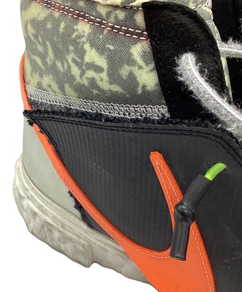 NIKE（ナイキ）NIKE (ナイキ) READYMADE (レディメイド) Blazer Mid/ブレーザーミッド/ハイカットスニーカー ブラック×オレンジ サイズ:28の古着・服飾アイテム