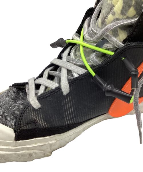 NIKE（ナイキ）NIKE (ナイキ) READYMADE (レディメイド) Blazer Mid/ブレーザーミッド/ハイカットスニーカー ブラック×オレンジ サイズ:28の古着・服飾アイテム