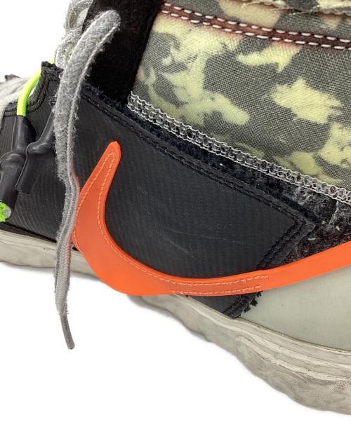 NIKE（ナイキ）NIKE (ナイキ) READYMADE (レディメイド) Blazer Mid/ブレーザーミッド/ハイカットスニーカー ブラック×オレンジ サイズ:28の古着・服飾アイテム