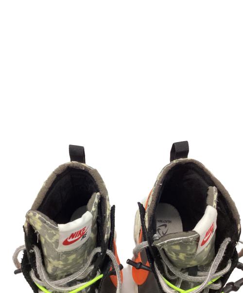 NIKE（ナイキ）NIKE (ナイキ) READYMADE (レディメイド) Blazer Mid/ブレーザーミッド/ハイカットスニーカー ブラック×オレンジ サイズ:28の古着・服飾アイテム