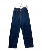 YANUKヤヌーク）の古着「Wide Straight “Purity” / ワイドストレート “ピュリティ” デニムパンツ」｜インディゴ