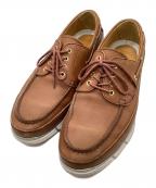 HIROSHI TSUBOUCHIヒロシツボウチ）の古着「モカシンスニーカー」｜ブラウン