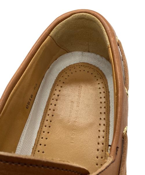 HIROSHI TSUBOUCHI（ヒロシツボウチ）HIROSHI TSUBOUCHI (ヒロシツボウチ) モカシンスニーカー ブラウン サイズ:8.5の古着・服飾アイテム