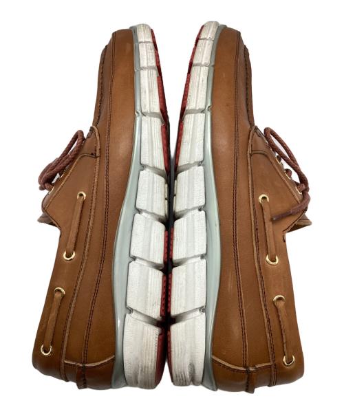 HIROSHI TSUBOUCHI（ヒロシツボウチ）HIROSHI TSUBOUCHI (ヒロシツボウチ) モカシンスニーカー ブラウン サイズ:8.5の古着・服飾アイテム