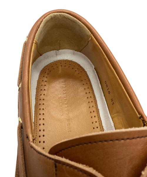 HIROSHI TSUBOUCHI（ヒロシツボウチ）HIROSHI TSUBOUCHI (ヒロシツボウチ) モカシンスニーカー ブラウン サイズ:8.5の古着・服飾アイテム