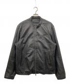 JOHN VARVATOSジョン・バルベイトス）の古着「シングルライダースジャケット」｜ブラック