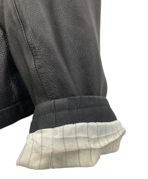 JOHN VARVATOS（ジョン・バルベイトス）JOHN VARVATOS (ジョン・バルベイトス) シングルライダースジャケット ブラック サイズ:XLの古着・服飾アイテム