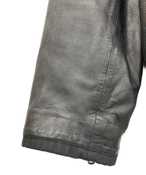 JOHN VARVATOS（ジョン・バルベイトス）JOHN VARVATOS (ジョン・バルベイトス) シングルライダースジャケット ブラック サイズ:XLの古着・服飾アイテム