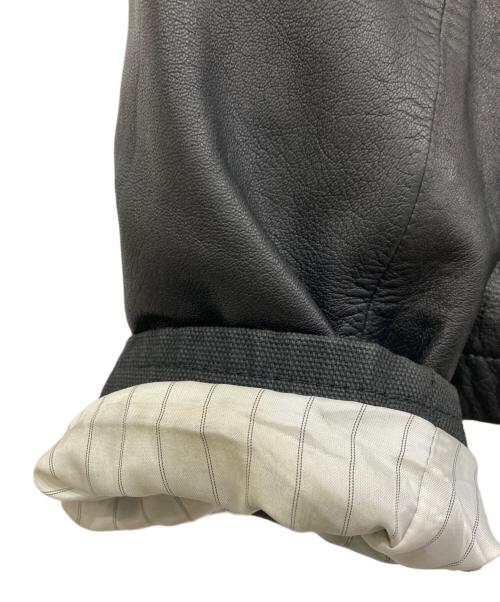 JOHN VARVATOS（ジョン・バルベイトス）JOHN VARVATOS (ジョン・バルベイトス) シングルライダースジャケット ブラック サイズ:XLの古着・服飾アイテム