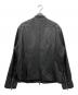 JOHN VARVATOS (ジョン・バルベイトス) シングルライダースジャケット ブラック サイズ:XL：17000円