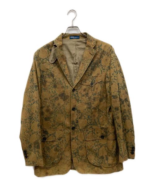 POLO RALPH LAUREN（ポロ・ラルフローレン）POLO RALPH LAUREN (ポロ・ラルフローレン) 総柄テーラードジャケット ベージュ サイズ:40Rの古着・服飾アイテム