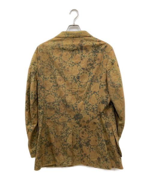 POLO RALPH LAUREN（ポロ・ラルフローレン）POLO RALPH LAUREN (ポロ・ラルフローレン) 総柄テーラードジャケット ベージュ サイズ:40Rの古着・服飾アイテム
