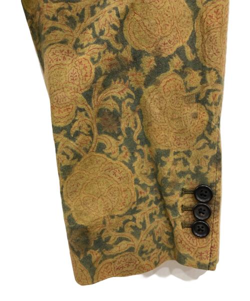 POLO RALPH LAUREN（ポロ・ラルフローレン）POLO RALPH LAUREN (ポロ・ラルフローレン) 総柄テーラードジャケット ベージュ サイズ:40Rの古着・服飾アイテム