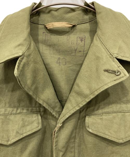 フランス軍（フランスグン）フランス軍 (フランスグン) M-47ミリタリージャケット カーキ サイズ:Lの古着・服飾アイテム