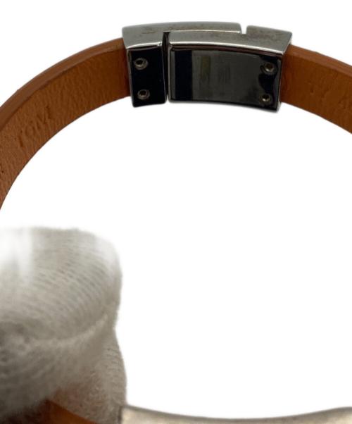 TOD'S（トッズ）TOD'S (トッズ) レザーバングル オレンジの古着・服飾アイテム