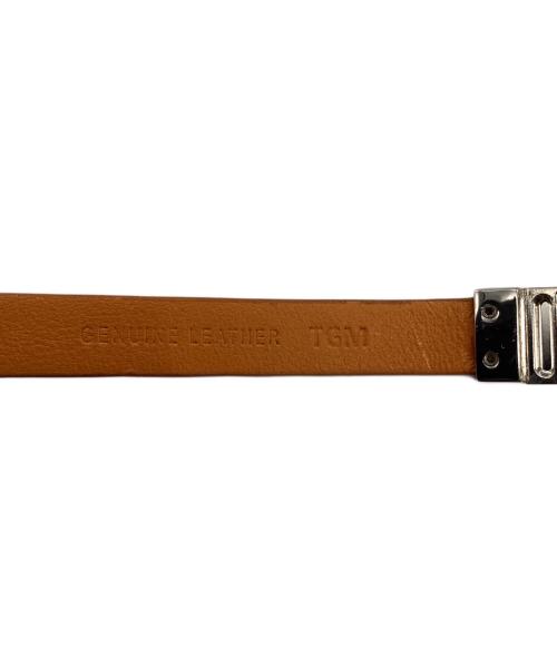 TOD'S（トッズ）TOD'S (トッズ) レザーバングル オレンジの古着・服飾アイテム