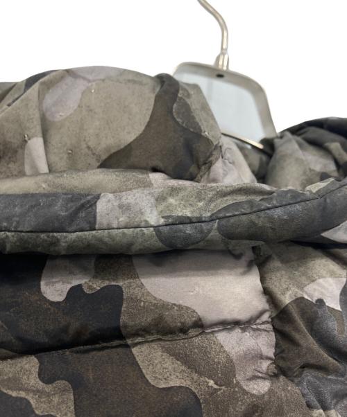 MONCLER（モンクレール）MONCLER (モンクレール) GUYENNE(ギエンヌ)ウールヘリンボーン切替ダウンジャケット ベージュ サイズ:1の古着・服飾アイテム