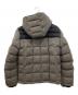 MONCLER (モンクレール) GUYENNE(ギエンヌ)ウールヘリンボーン切替ダウンジャケット ベージュ サイズ:1：60000円