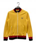 FRED PERRYフレッドペリー）の古着「ワンポインロゴ トラックジャケット」｜イエロー